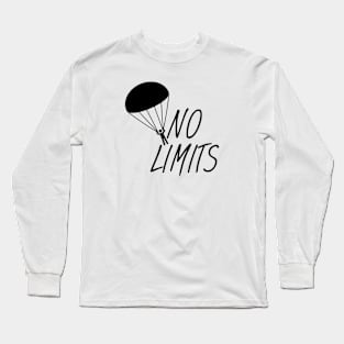 Skydiving no limits Long Sleeve T-Shirt